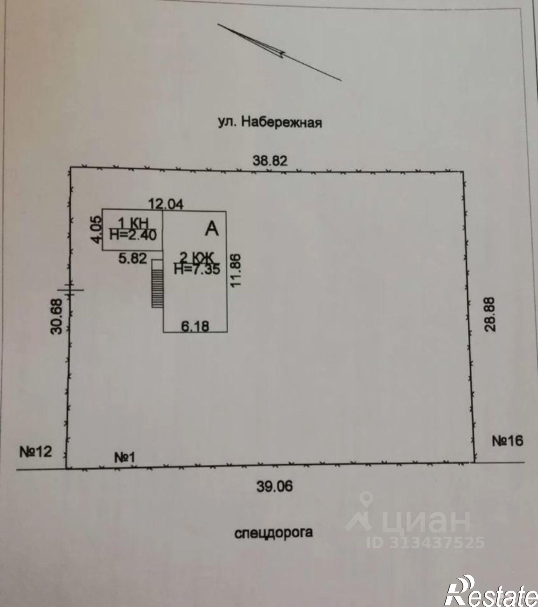 Купить землю, земельный участок за 12 000 000 рублей на Набережная улица, 12