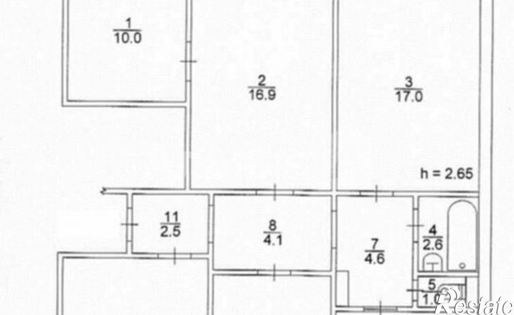 5-комн квартира пр-кт Мира, 22,  д. 22