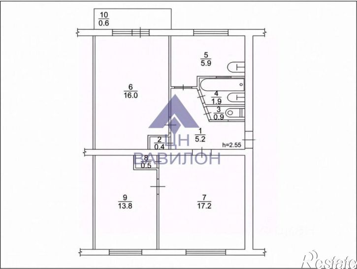 3-комн квартира Морская улица, 90,  д. 90