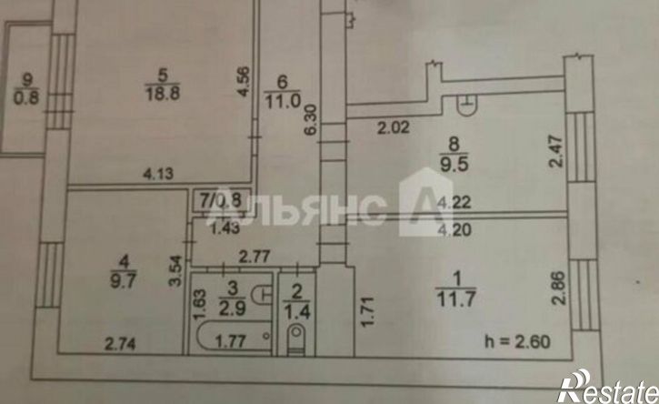 3-комн квартира пр-кт Курчатова, 55,  д. 55