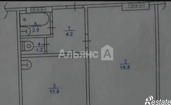 1-комн квартира ул Молодежная, 7,  д. 7