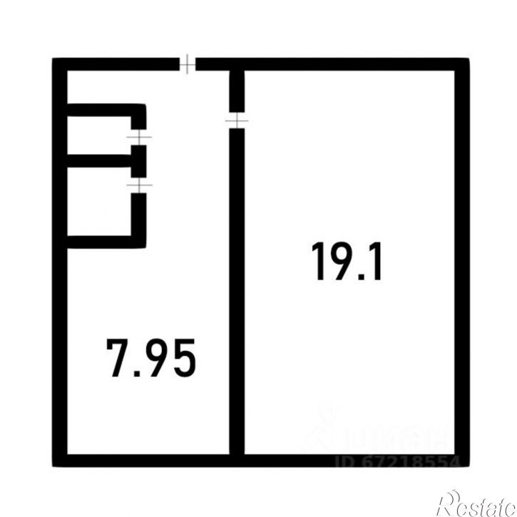 1-комн квартира ул Дружбы, 7/22,  д. 7/22