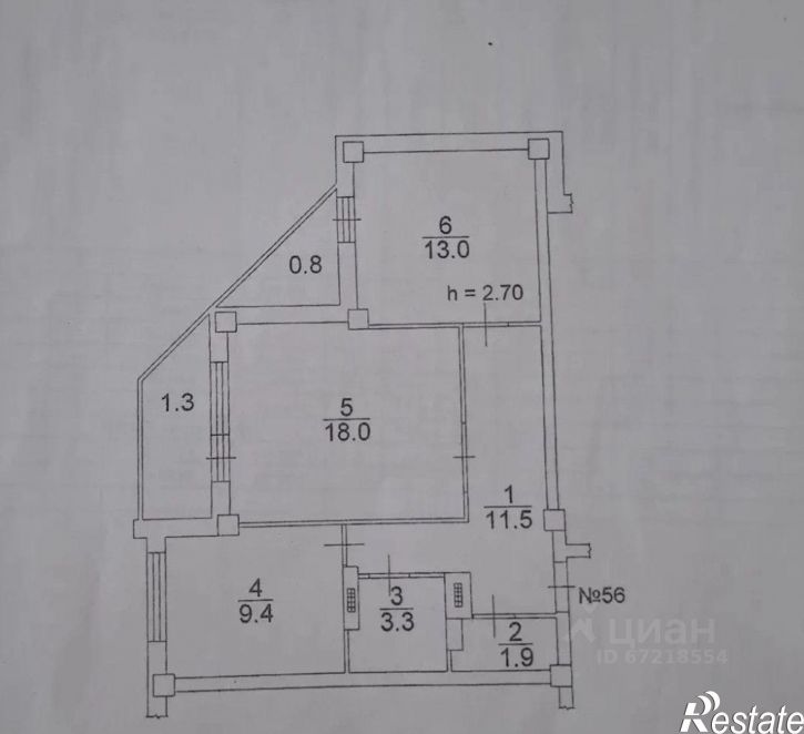 2-комн квартира ул Индустриальная, 32,  д. 32