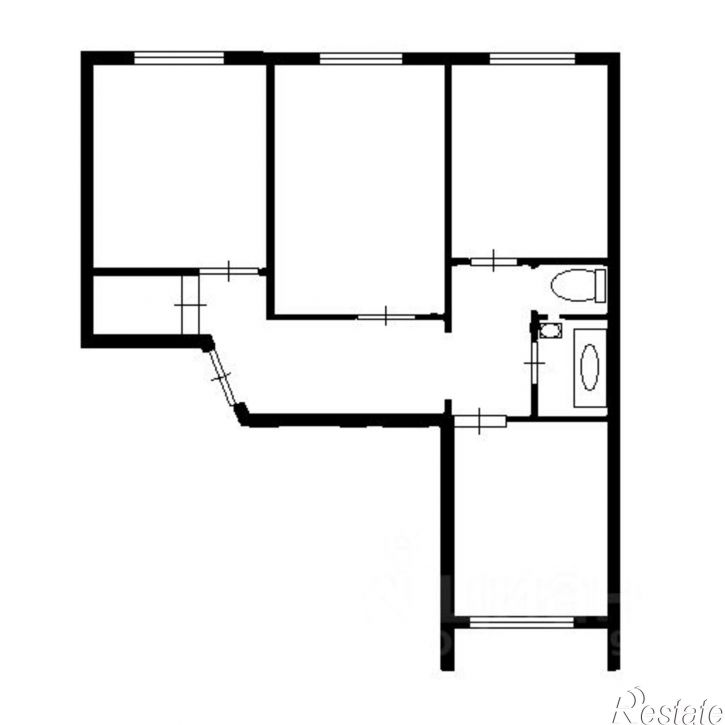 3-комн квартира ул Энтузиастов, 30,  д. 30